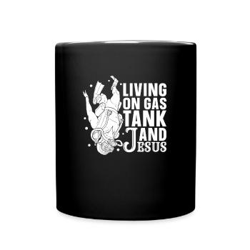 Diving Divers Commercial Diving - Full Colour Mug - black - Front