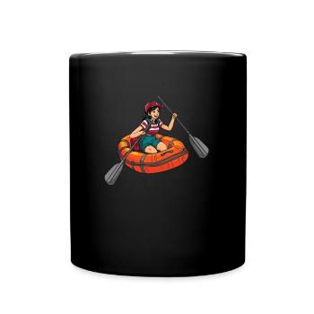 Rafting - Full Colour Mug - black - Front