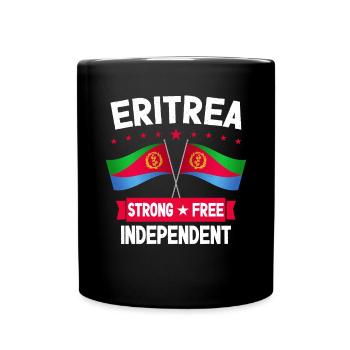 Eritrea - Tasse einfarbig - Schwarz - Vorne