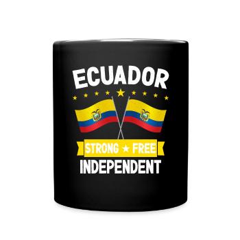 Ecuador - Full Colour Mug - black - Front