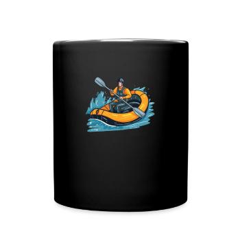Rafting - Full Colour Mug - black - Front