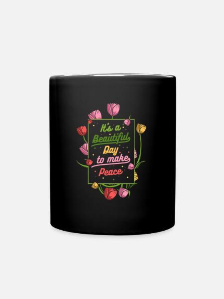 Tulpen Tulpen - Tasse einfarbig - Schwarz