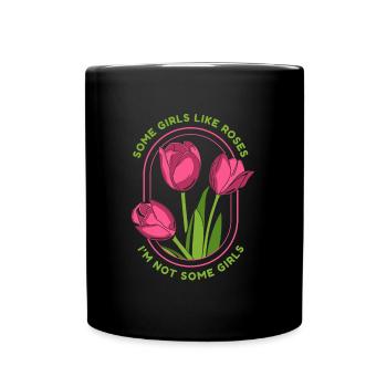 Tulipes Humour Tulipes - Mug uni - noir - Devant