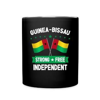 Guinea-Bissau - Tasse einfarbig - Schwarz - Vorne