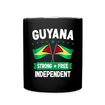Guyana - Mug uni - noir - Devant