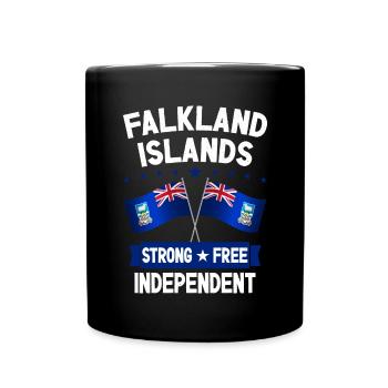 Falkland Islands - Full Colour Mug - black - Front