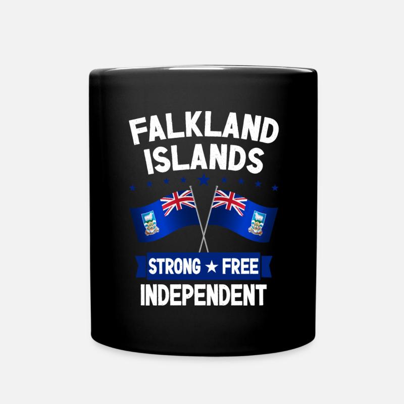 Falklandinseln - Tasse einfarbig - Schwarz