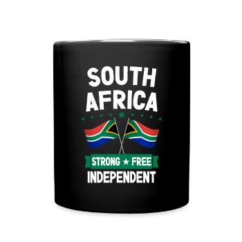 South Africa - Full Colour Mug - black - Front