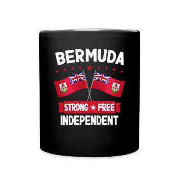 Bermuda - Tasse einfarbig - Schwarz - Vorne