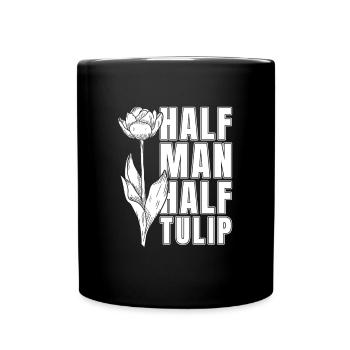 Tulpen Tulpen - Tasse einfarbig - Schwarz - Vorne