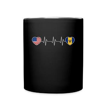 Barbados - Full Colour Mug - black - Front