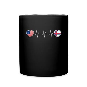Faroe Islands - Full Colour Mug - black - Front