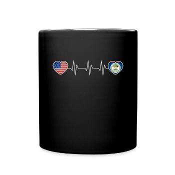 Belize - Tasse einfarbig - Schwarz - Vorne