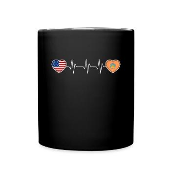 Bali - Tasse einfarbig - Schwarz - Vorne