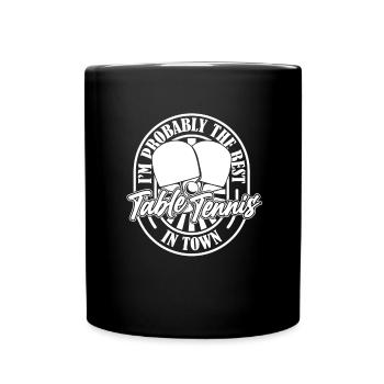 Tennis de table ping pong meilleur - Mug uni - noir - Devant