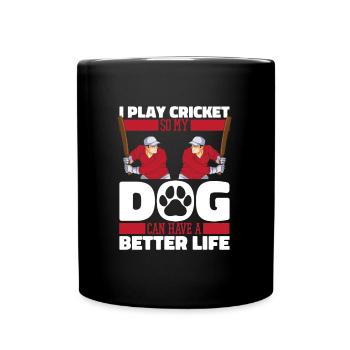 cricket - Full Colour Mug - black - Front