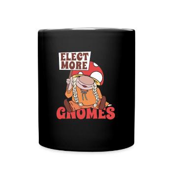 Cueilleurs de champignons Champignons Gnome Nain de champignons - Mug uni - noir - Devant