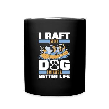 rafting - Full Colour Mug - black - Front