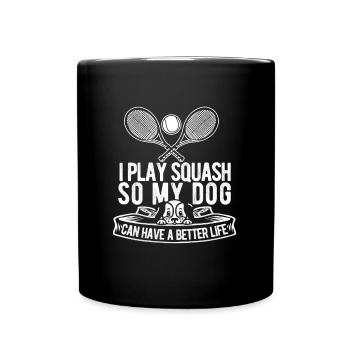 Squash - Tasse einfarbig - Schwarz - Vorne