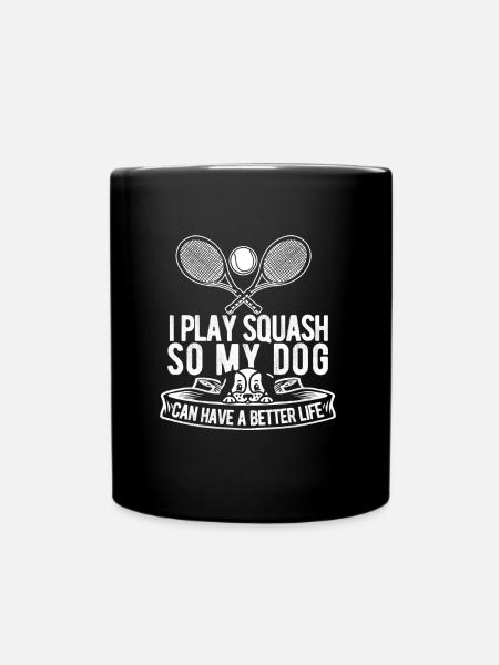Squash - Tasse einfarbig - Schwarz