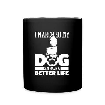 Fan train marching band - Full Colour Mug - black - Front