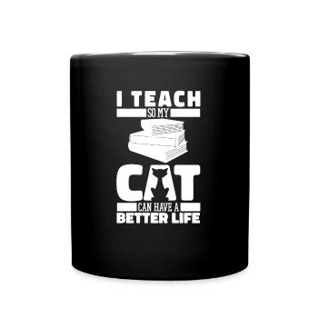 Teacher Pedagogue - Full Colour Mug - black - Front