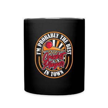 Cricket at its best - Full Colour Mug - black - Front