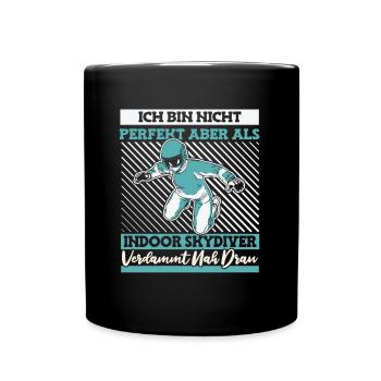 Le parachutisme intérieur à son meilleur - Mug uni - noir - Devant
