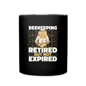 Retired beekeepers beekeepers - Full Colour Mug - black - Front