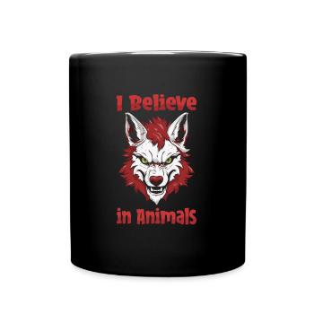 Furry Fandom Fursuits Cool - Tasse einfarbig - Schwarz - Vorne