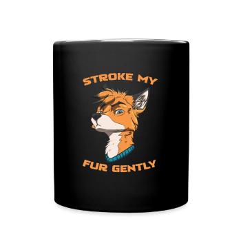 Furry Fandom Fursuits Funny - Full Colour Mug - black - Front