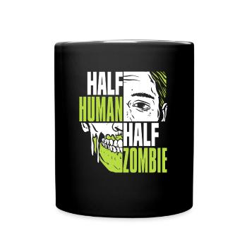 Zombie Halloween Cool - Mug uni - noir - Devant