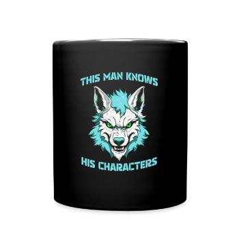 Furry Fandom Fursuits Cool - Tasse einfarbig - Schwarz - Vorne