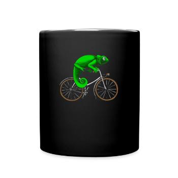 Chameleon Chameleon Bike - Full Colour Mug - black - Front