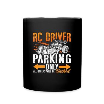 RC Model Racing RC Driver Parking Only RC Racing - Full Colour Mug - black - Front
