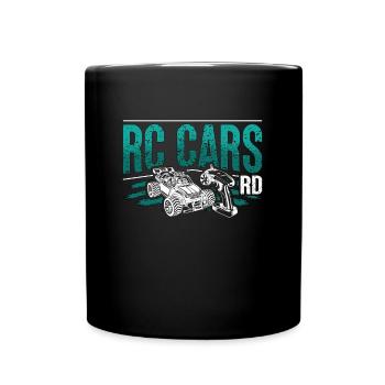 RC Model Racing RC Cars RD Loves Remote Controlled - Full Colour Mug - black - Front