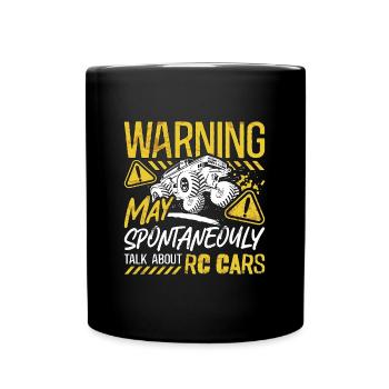 RC Model Racing Warning May Spontaneously RC Car - Full Colour Mug - black - Front
