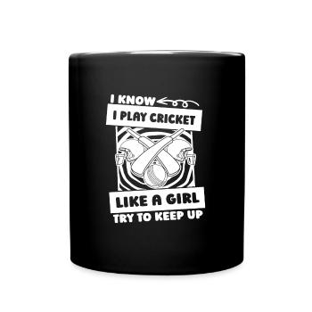 Cricket - Full Colour Mug - black - Front