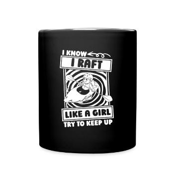 rafting - Full Colour Mug - black - Front