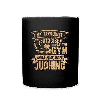 Musculation Bodybuilder Pompes Gym Fitness Training - Mug uni - noir - Devant
