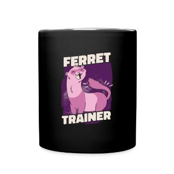 Ferret Iltis Dresseur - Mug uni - noir - Devant