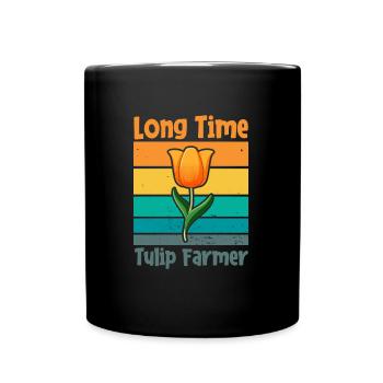 Tulip farmer - Full Colour Mug - black - Front