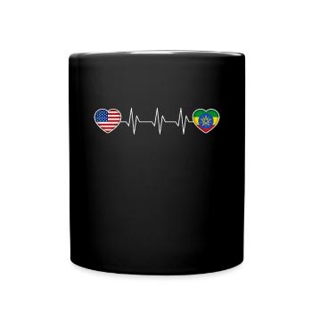 Ethiopia - Full Colour Mug - black - Front