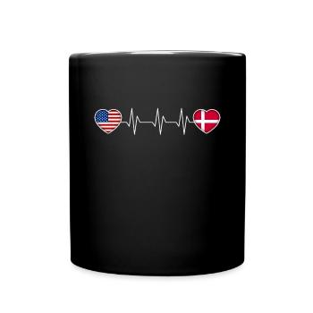 Denmark - Full Colour Mug - black - Front