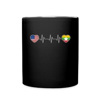 Myanmar - Full Colour Mug - black - Front