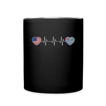 Territoire britannique de l'océan Indien - Mug uni - noir - Devant