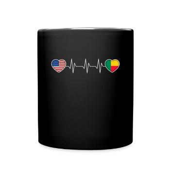 Bermudes - Mug uni - noir - Devant