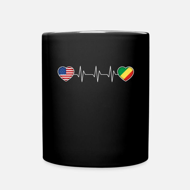 République du Congo - Mug uni - noir
