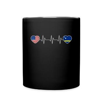 Curaçao - Tasse einfarbig - Schwarz - Vorne