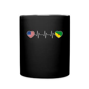 French Guiana - Full Colour Mug - black - Front
